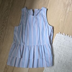 Vineyard Vines Light Blue Striped Blouse